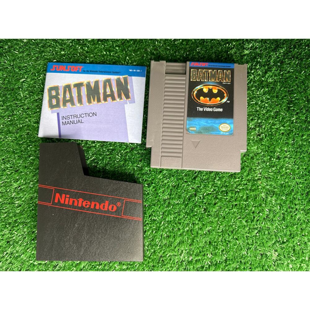 Batman: The Video Game NES Nintendo Entertainment System, 1990 - Tested